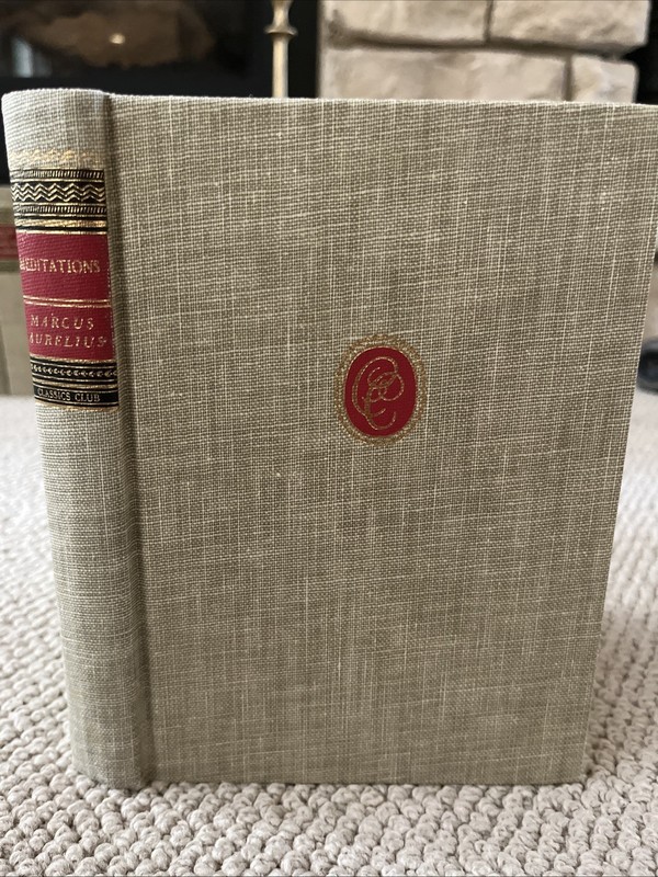 Marcus Aurelius Meditations VTG Classics Club ’45 WWII Era Rare Exc Condition HC