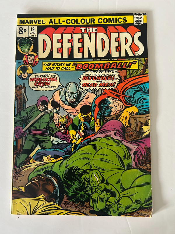The Defenders #19 – 1975 -Marvel Comics – Ukpv – FN