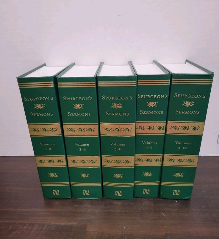 Spurgeon’s Sermons 5 Volumes 1-10 Hardcover Set C.H. Spurgeon 2021 EUC