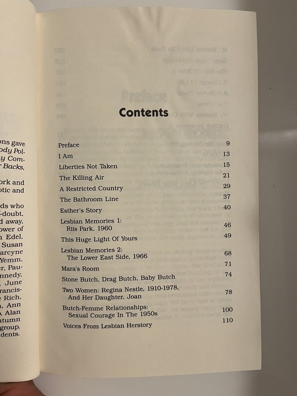 A Restricted Country by Joan Nestle - RARE 1987 paperback LGBTQ personal essays gallery