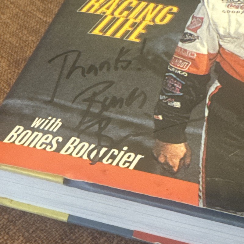 Signed Tony Stewart + Author "True Speed" My Racing Life Book 1st Edition w/COA gallery