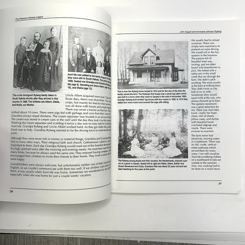 History and Genealogy of The Peterson Ryberg Families Upsala Minnesota gallery