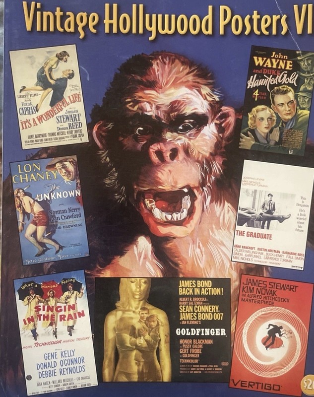 Vintage Hollywood Posters 6-Old Movies Artwork Collection 2003 Sale Humanities