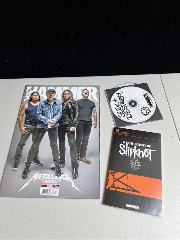 Metallica Metal Hammer Definitive Interview 48 Hours Worlds Biggest Band Free CD gallery