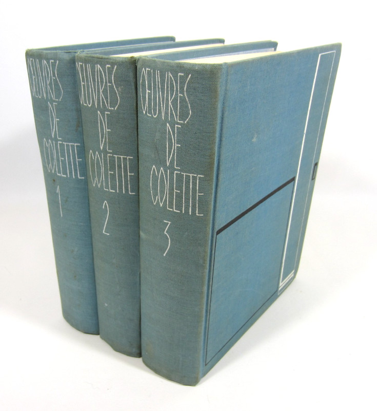 Oeuvres (Bibliotheque de la Pleiade) Colette Volumes 1-4 in French VG+ Gallimard