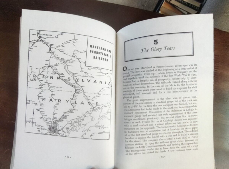 The Ma & Pa, A History of Maryland & Pennsylvania Railroads, 1966 Illust, Fine! gallery
