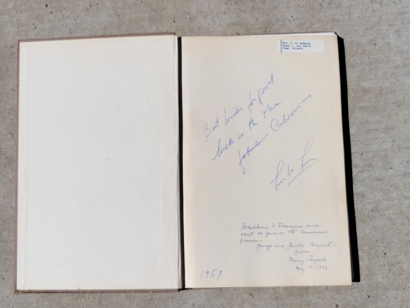 NATIVE PLANTS FOR CALIFORNIA GARDENS ~ 1956 ~ LEE W. LENZ ~ SIGNED! ~ AS FOUND!! gallery