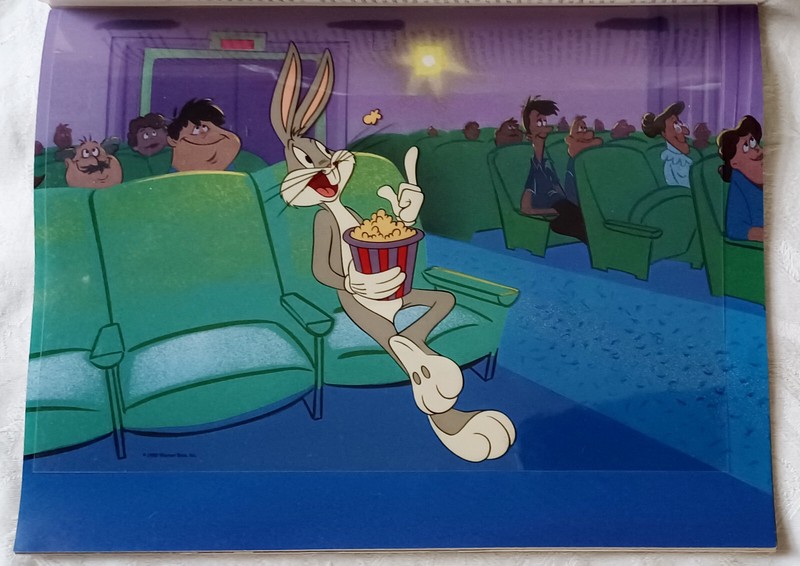 1990 BUGS BUNNY HE'S 50 FOLKS! MAGAZINE W/ ANIMATION CELL Excellent Cond Q1 gallery