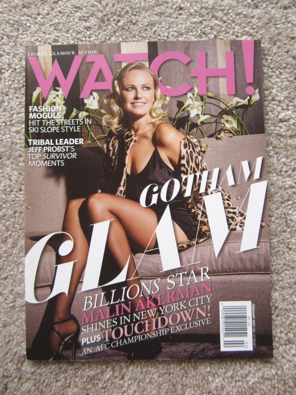 CBS Watch! Magazine Malin Akerman Billions February 2017