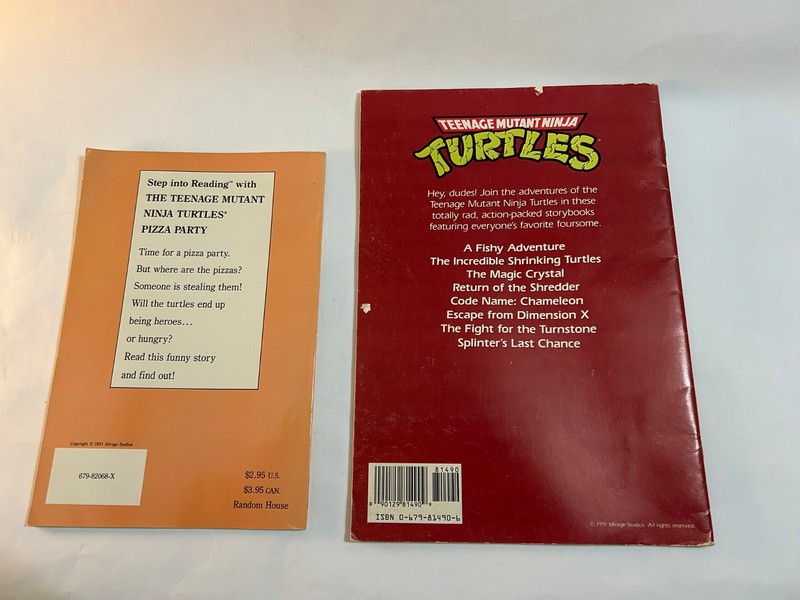 Big lot of TMNT Teenage Mutant Ninja Turtles Vintage Books Comics Cards RARE 90s gallery