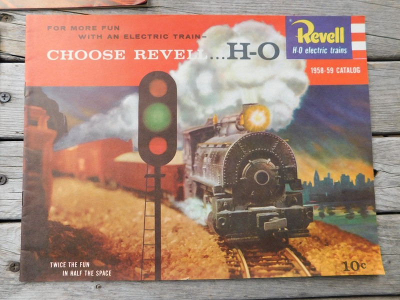 Lot of 3 REVELL H-O ELECTRIC TRAINS Catalogs 1956, 57-58 & 58-59 gallery