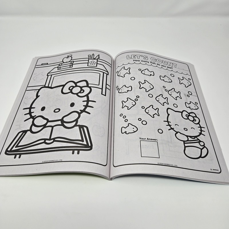 Sanrio Hello Kitty Coloring Book Jumbo Hours Of Fun By Bendon New gallery