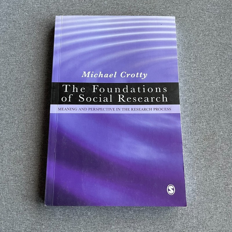 The Foundations of Social Research: Meaning and… – Crotty, Michael J