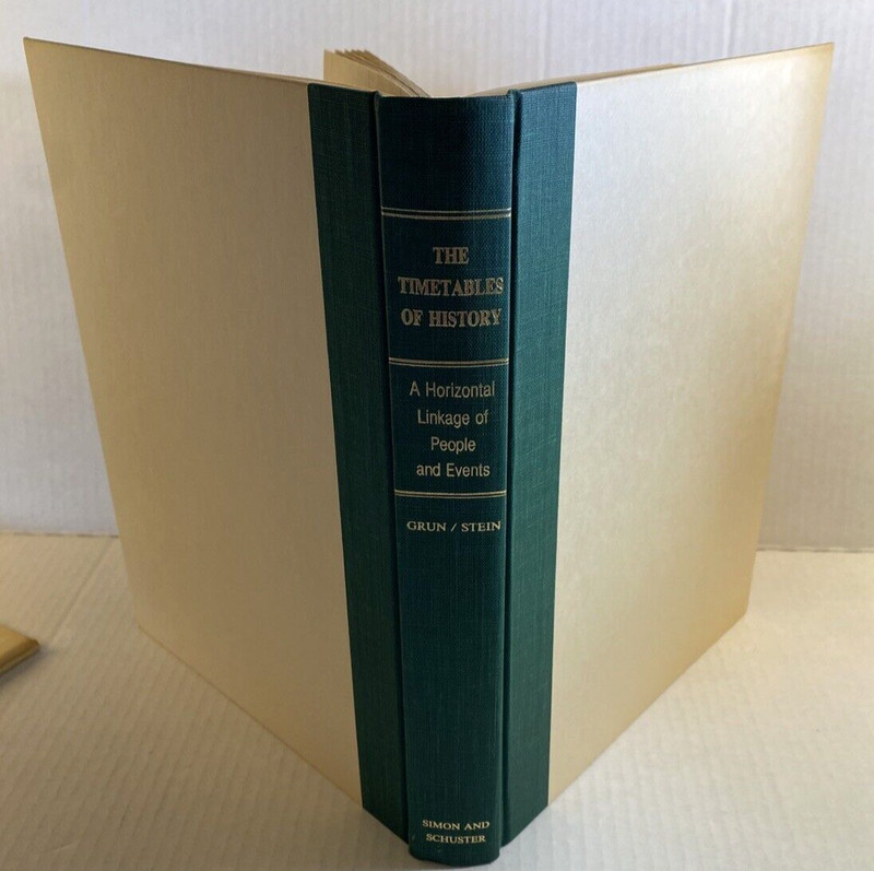 Timetables of History Horizontal Linkage of People & Events by Bernard Grun HCDJ gallery