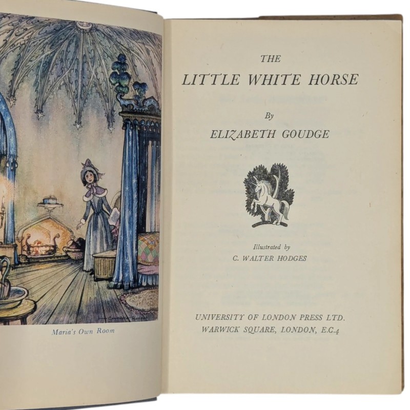 The Little White Horse ELIZABETH GOUDGE Illustrated FIRST EDITION 1946 gallery