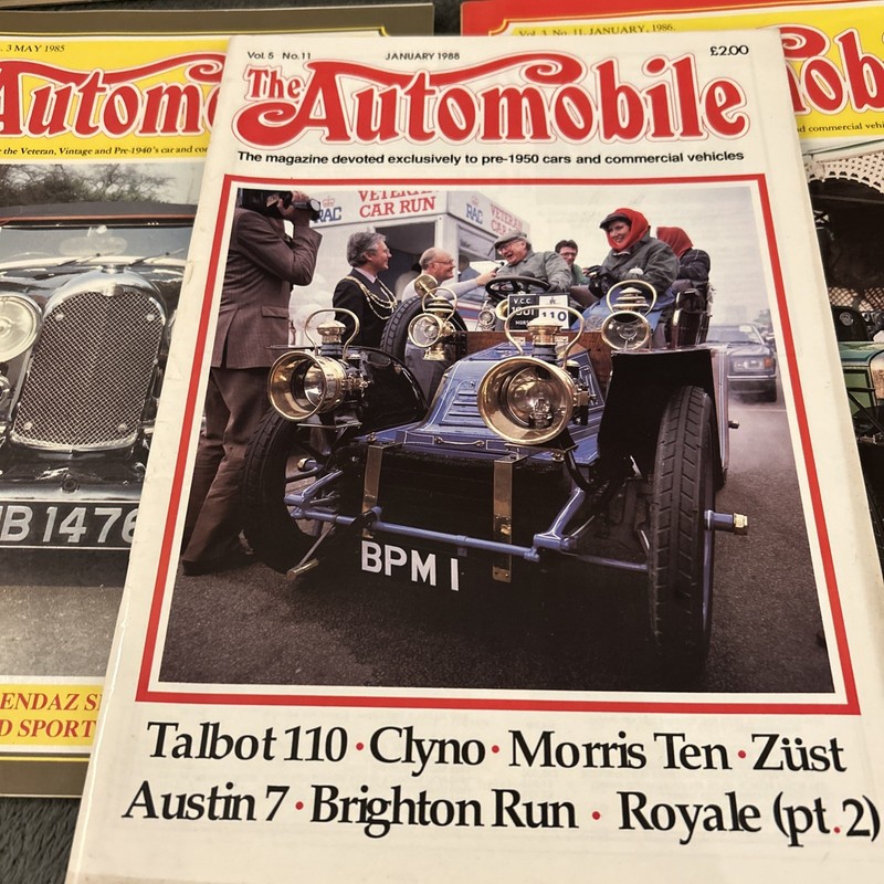 The Automobile Magazines Bundle of 8 editions 1983-1986 gallery