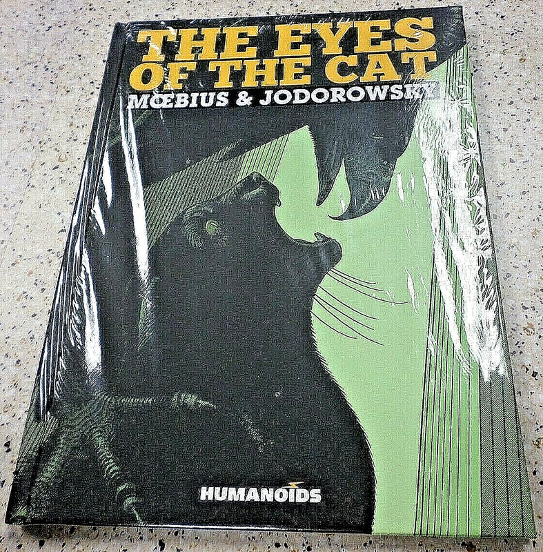 ==THE EYES OF THE CAT,MOEBIUS & JODOROWSKY,GRAPHIC NOVEL,HARDBACK,YELLOW EDITION gallery
