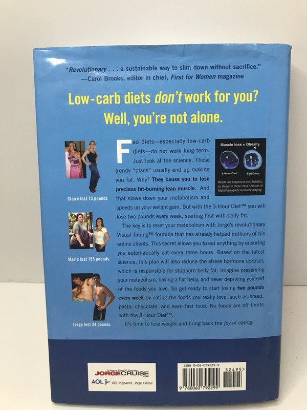 The 3 Hour Diet Loose 2LBS By Jorge Cruise Stop Hunger Start Loosing Belly Fat gallery