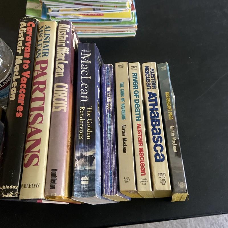 Alistair Maclean Novels Lot Of 9 HCs & PBs Good – Good+ Condition