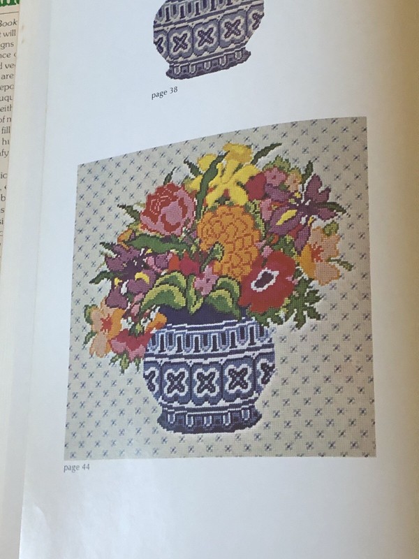 A Gardener’s Book Of Needlepoint / Hardcover / Patterns Instructions gallery
