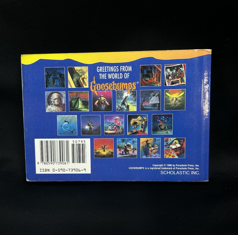 R.L. Stine Goosebumps Postcard Book Postcard Book Missing 3 Postcards gallery