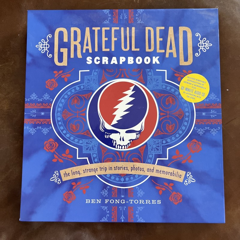 Grateful Dead Scrapbook Book CD Audio Removable GD Art Memorabilia 2009 EC
