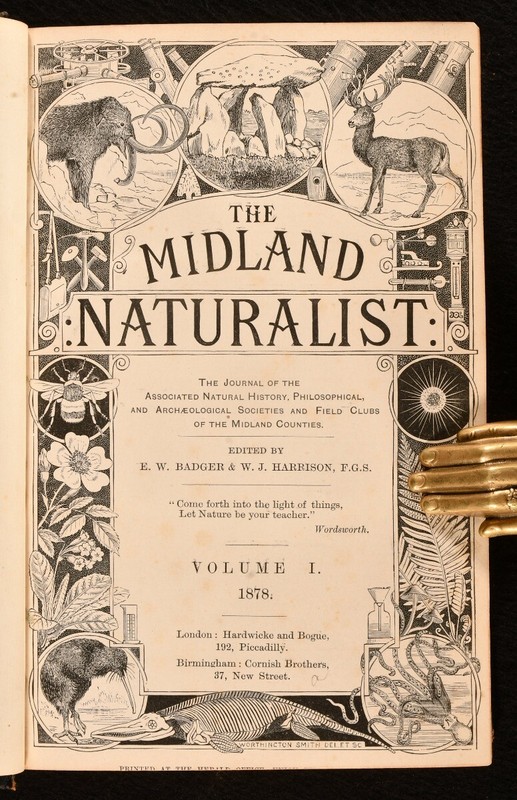 1877-9 5vol in 1 The Midland Naturalist; Annual Report And List Of Members Ve... gallery