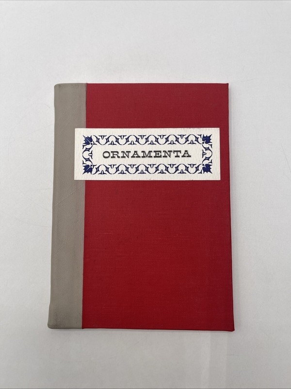 Ornamenta With Bruce Rogers By Blaine Lewis / 1991 HC Limited