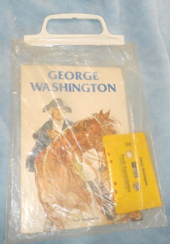 Troll Associates George Washington Keith Brandt Hal Frenck Book & Cassette 1984