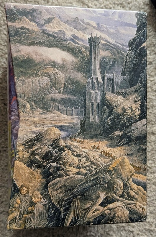 The Hobbit & the Lord of the Rings Illustrated Alan Lee Box Set New/ Case Damage gallery