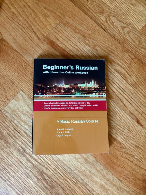 Beginner’s Russian with Interactive Online Workbook by Miller, Kudyma, Kagan