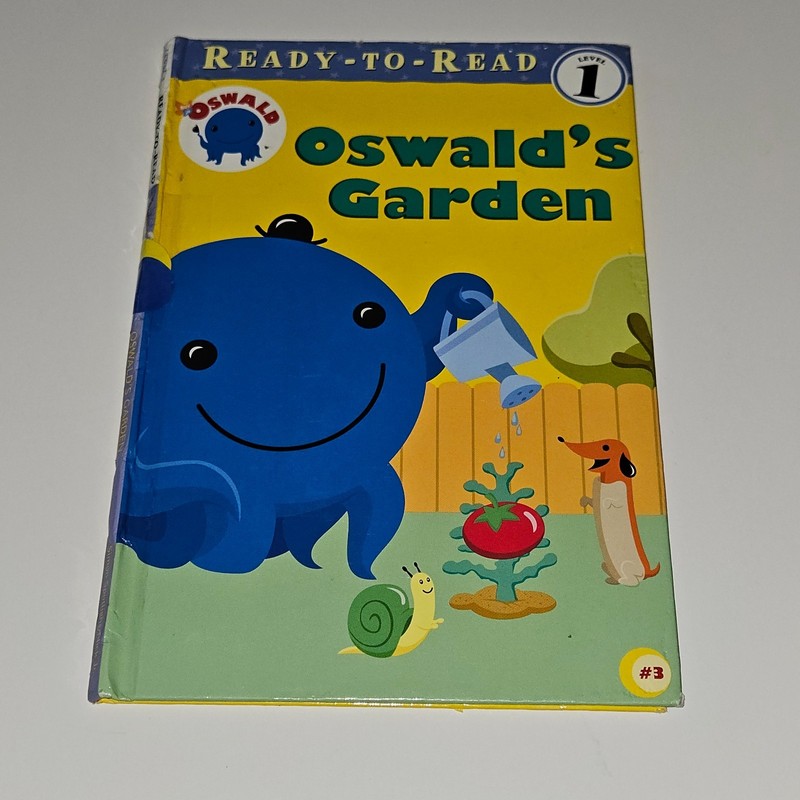 VTG Oswald’s Garden Hardcover Book Ready-To-Read Level 1 Nick Jr READ AS IS