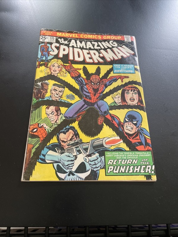 AMAZING SPIDER-MAN #135 AUG 1974 Mark Jewelers