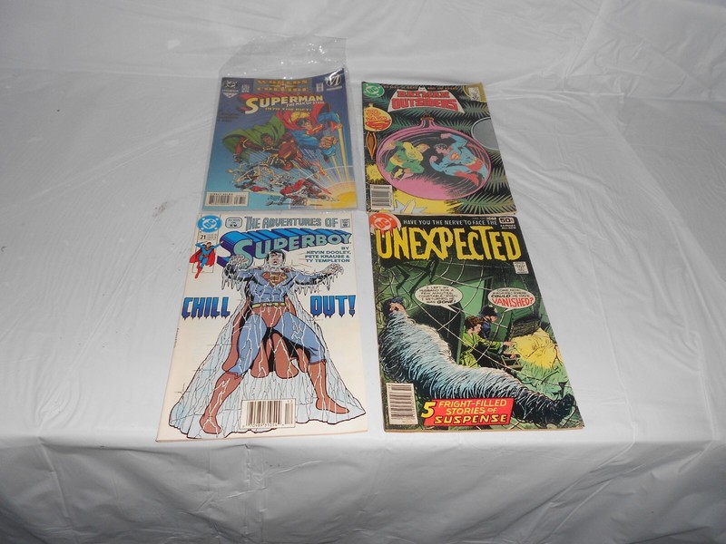 Set of 4 dc comics from 1978 / 1984 / 1985 / 1991 in good condition