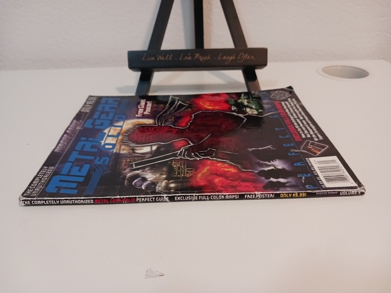 Metal Gear Solid Strategy Guide Versus Books Perfect Guide PS1 1998 NO POSTER gallery