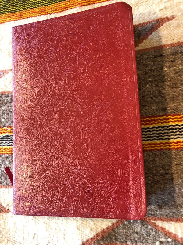 Holy Bible NIV Reference Edition Zondervan Red Letter 1984 Red Bonded Leather gallery