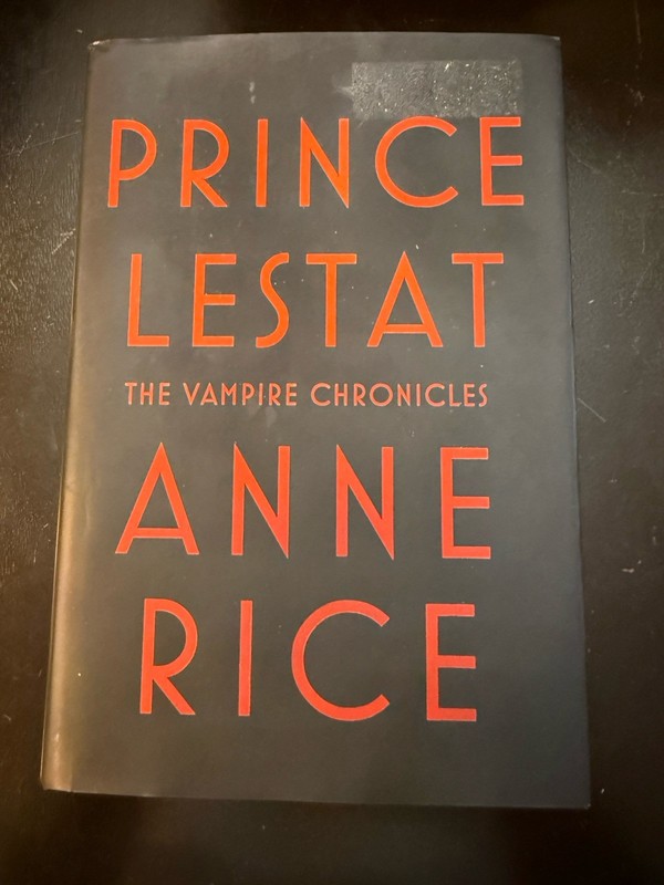 Anne Rice Prince Lestat Vampire Chronicles Hardcover Fiction Novel Signed
