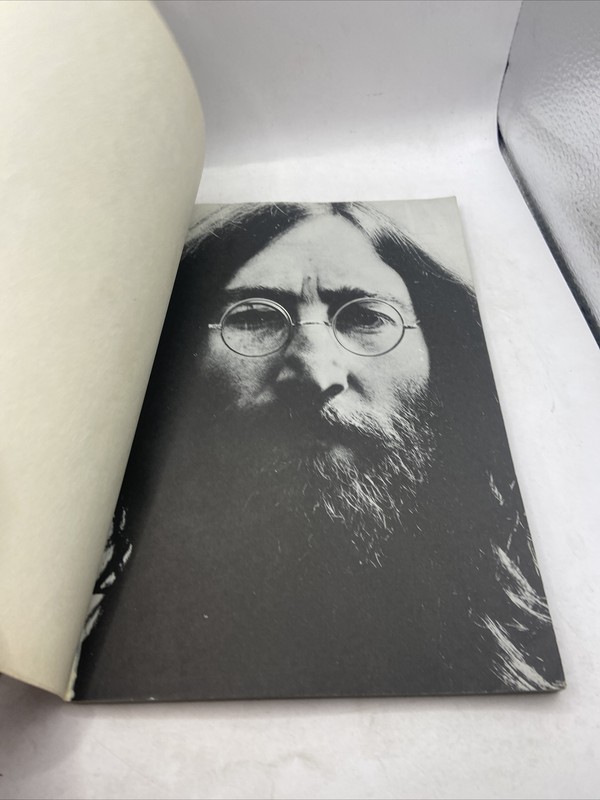 JOHN LENNON In His Own Words rare large paperback book from 1981 THE BEATLES gallery