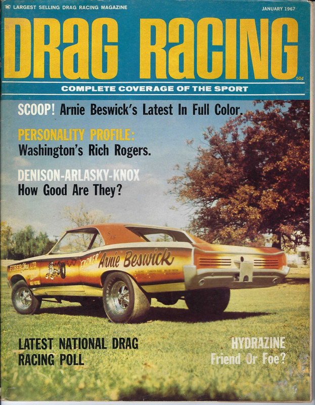 1967 1968 1969 1970 1971 1973 1974 Drag Racing Magazines-Sold separately. Rare!
