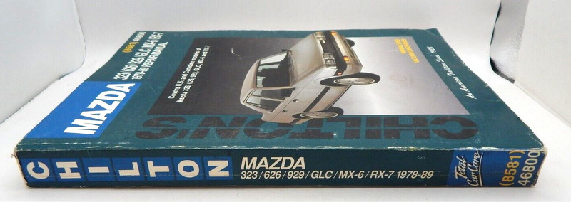 Vintage Chilton Auto Car Repair Manual 8581 46800 Mazda 323 626 929 gallery
