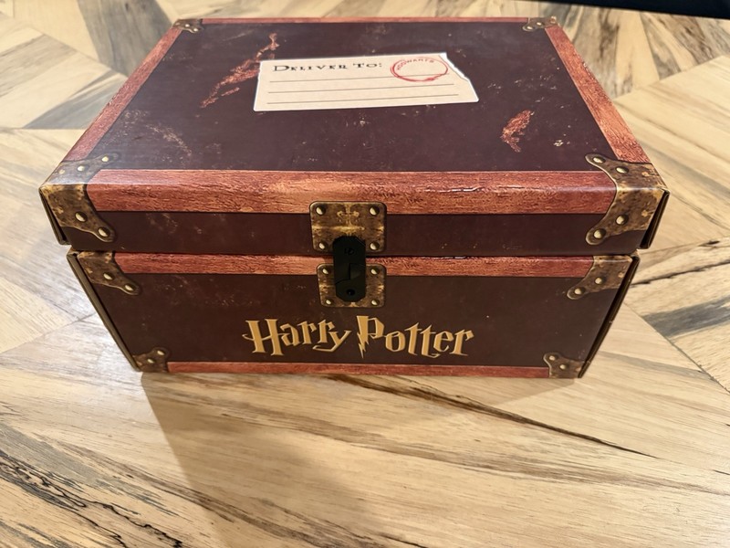 Harry Potter Hardcover Boxed Set: Books 1-7 in Trunk/ Treasure Chest + Stickers gallery
