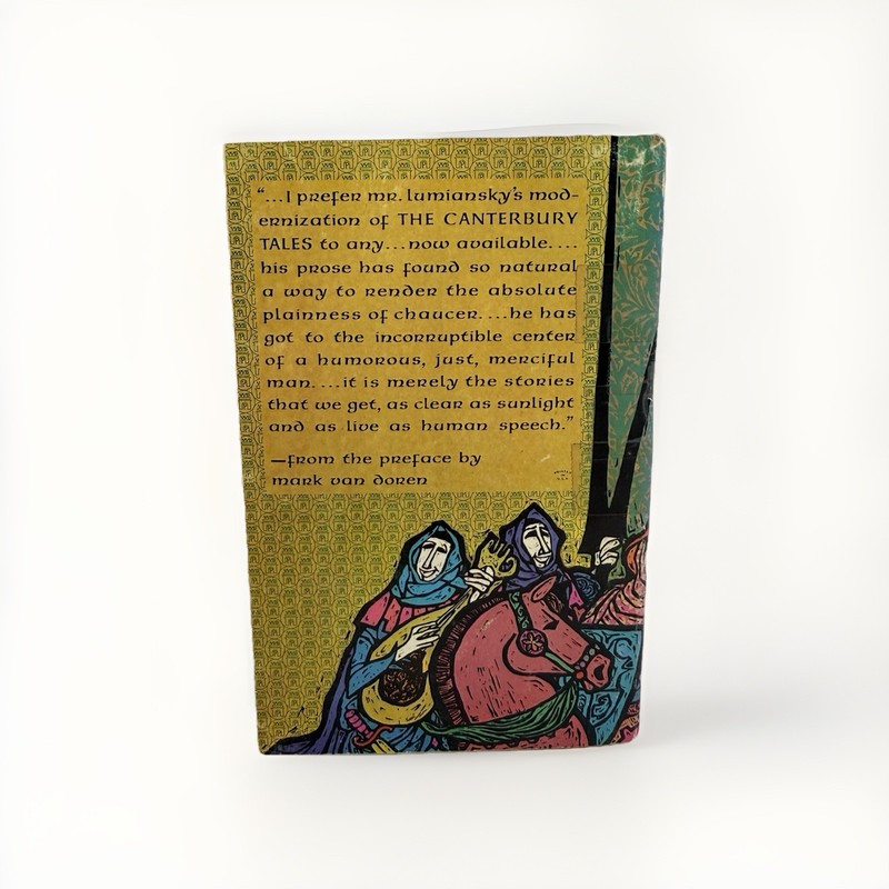 Chaucer’s Canterbury Tales Illustrated 11th Printing 1967 Vintage Paperback W913 gallery