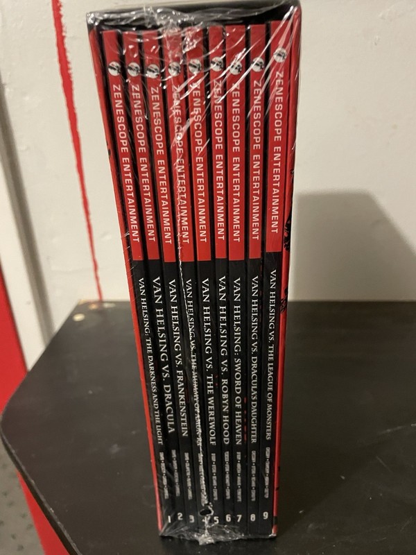 Van Helsing Box Set 9 TPB Volumes in Slipcase Zenescope. Brand new.