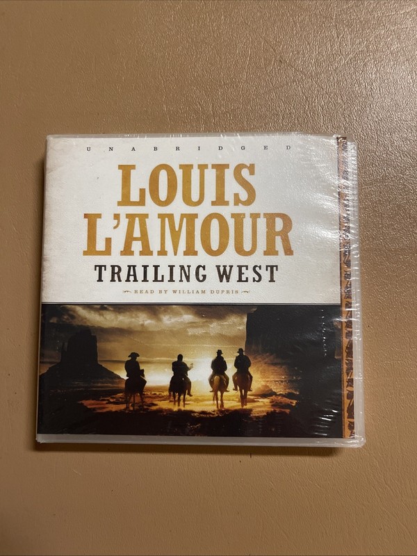 Trailing West by Louis L’Amour (2014, Compact Disc) Brand New Sealed