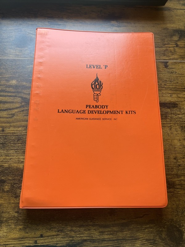 Peabody Language Development Manual – Kindergarten 3-5 Years Level P Lessons S4