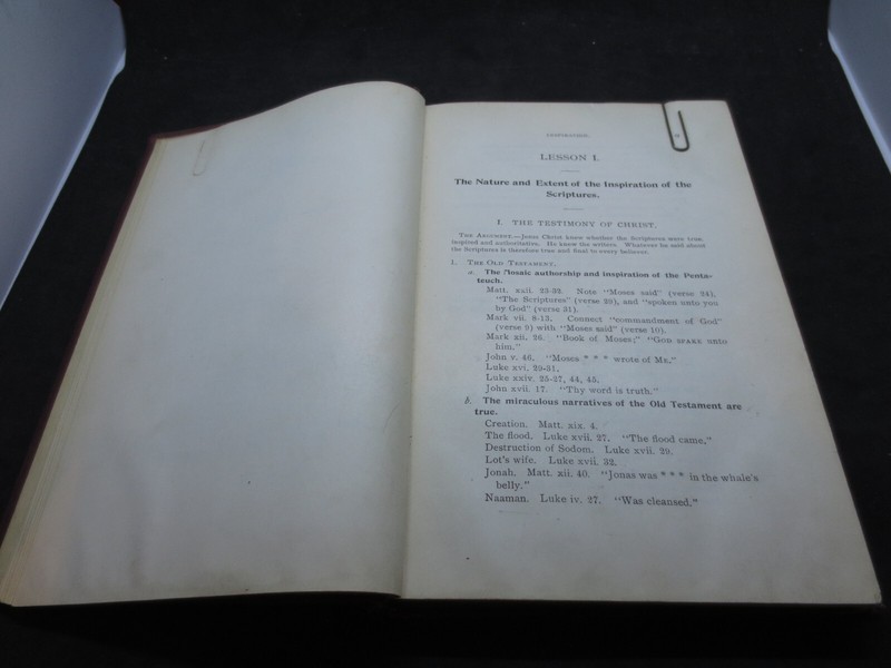 The Scofield Bible Correspondence Course of Study Vol. I - 1907 Moody Intstitute gallery