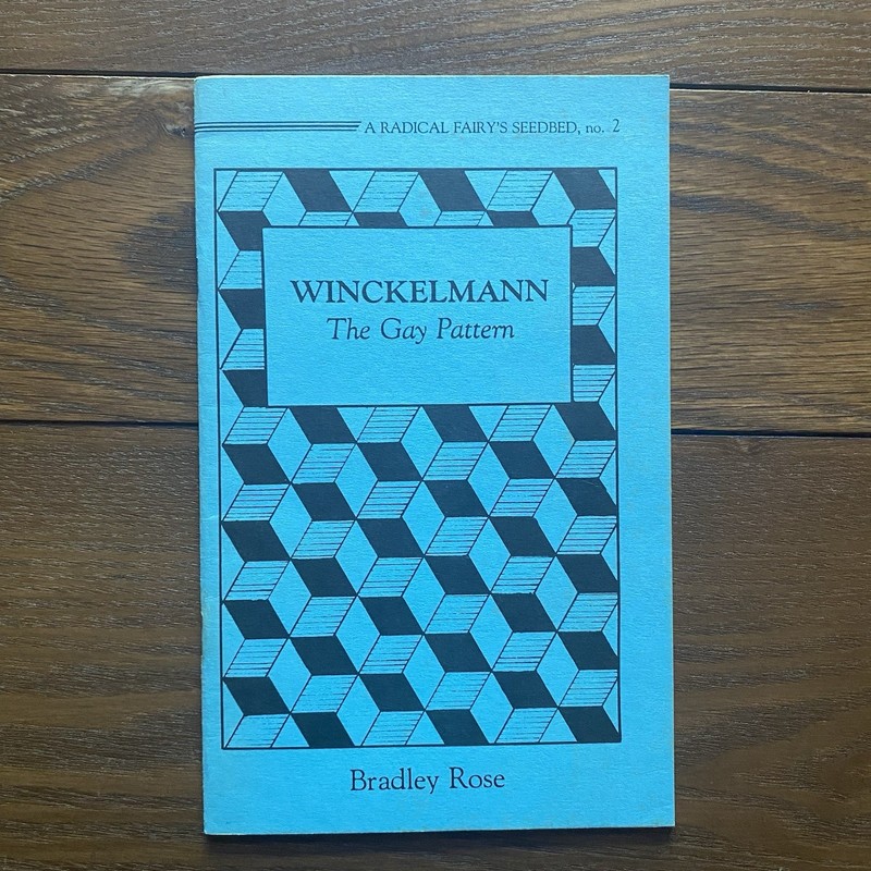 Winckelmann The Gay Pattern Bradley Rose 1990 Signed LGBTQ History Booklet