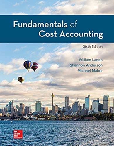Fundamentals of Cost Accounting (6th Edition) – Hardcover – GOOD