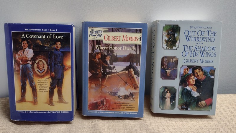 Gilbert Morris "The Appomattox Saga" Volumes 1-10, 2 in 1 Hardback w/Dustjacket gallery
