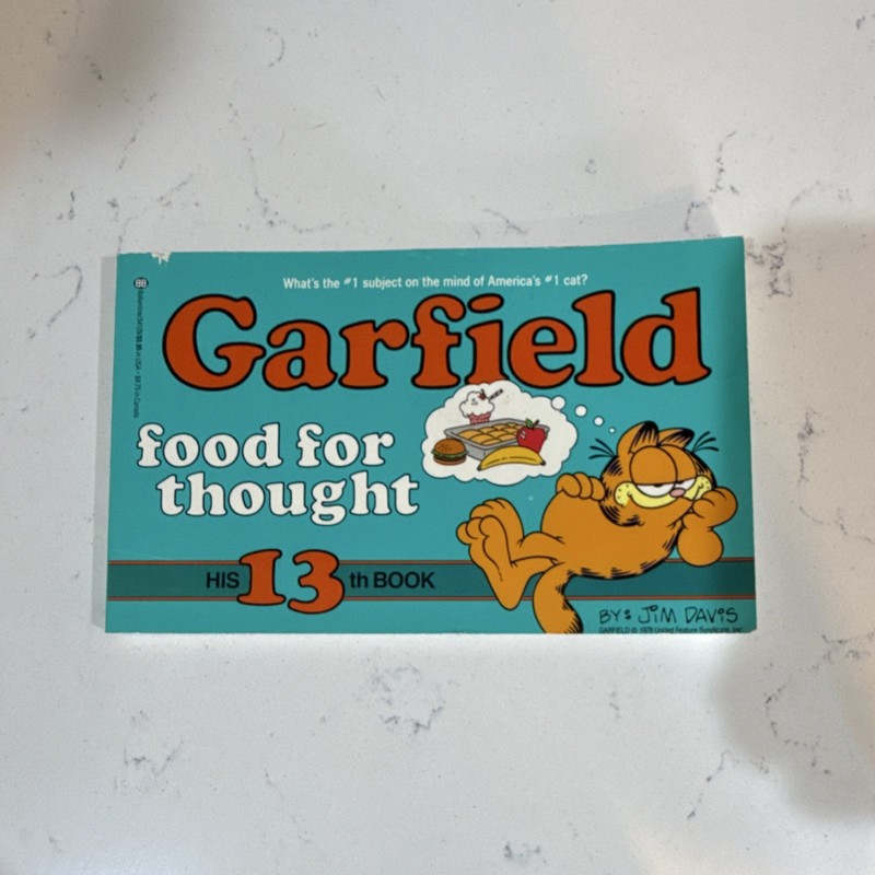 Garfield Food for Thought by Jim Davis Paperback Ballantine Books Comics Cats